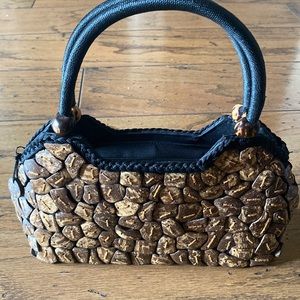 Natural Coconut shell Handmade Handbag